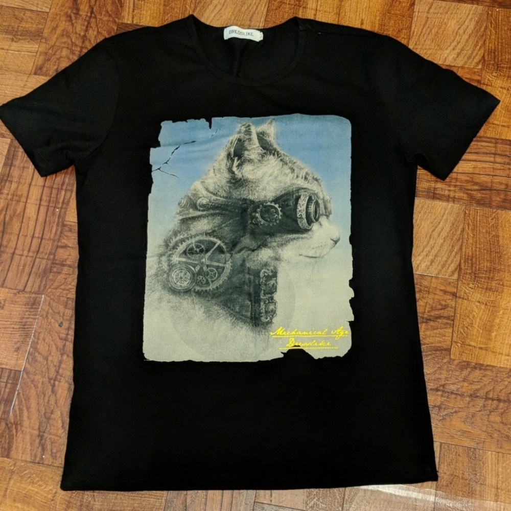 DRESSLIKE Mechanical Age Cat Tee